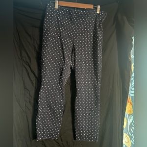 Navy Blue Ankle Length Pixie Pants
